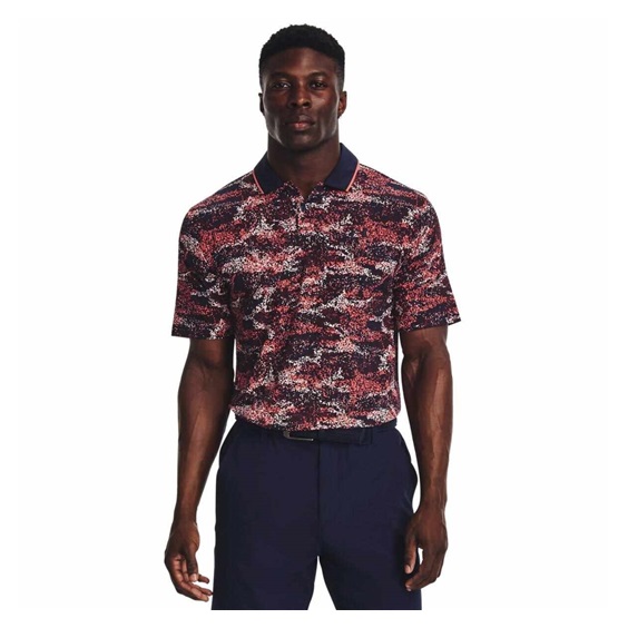 Under Armour Iso-Chill Edge pánské polo, modro/červené