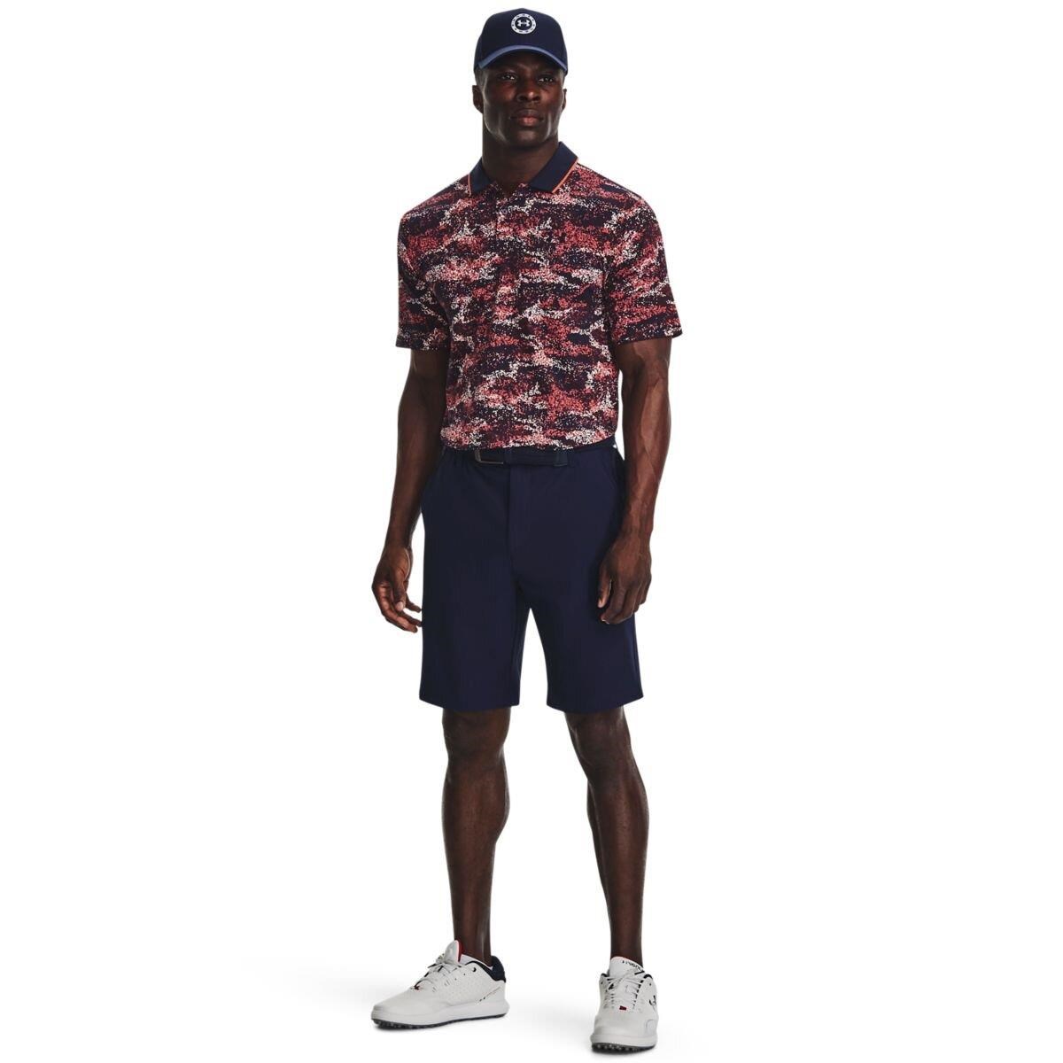 Under Armour Iso-Chill Edge pánské polo, modro/červené
