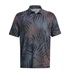 Under Armour Playoff 3.0 Printed pánské polo, černo/růžové