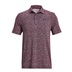 Under Armour Playoff 3.0 Printed pánské polo, tmavě modro/červené