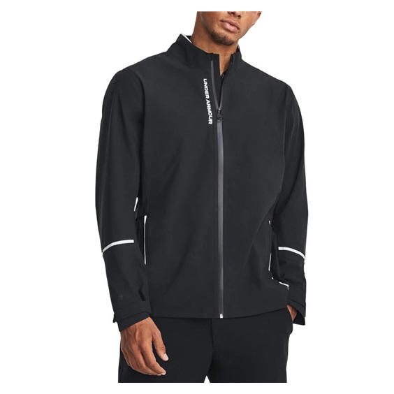 Under Armour Stormproof Cloudstrike pánská budna, černo/bílá
