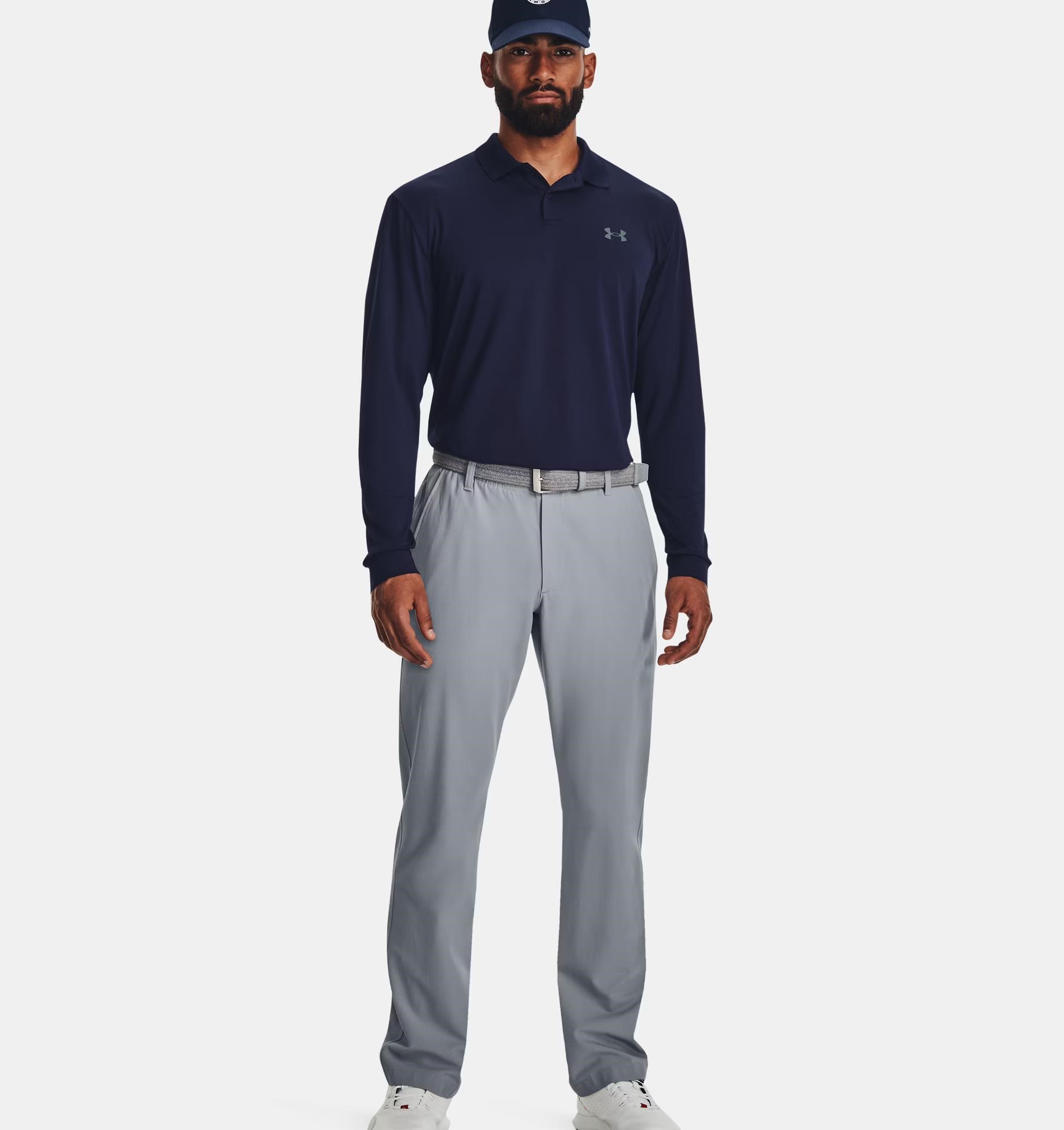 Under Armour Matchplay pánské tričko s dlouhým rukávem, modré