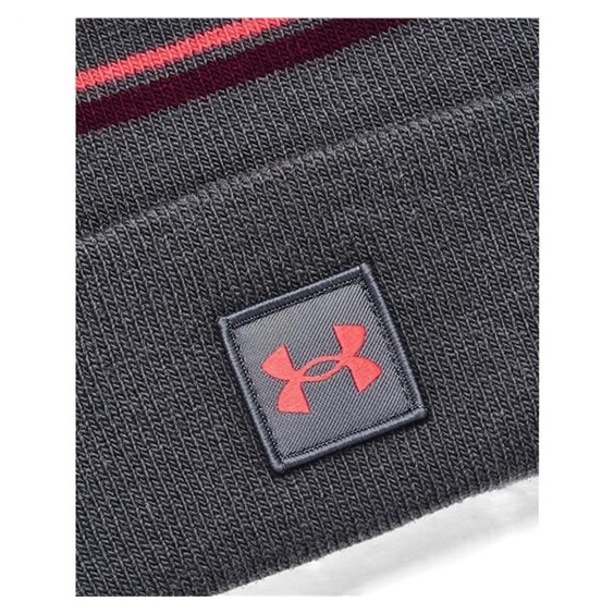 Under Armour Halftime Pom pánská zimní čepice, šedá