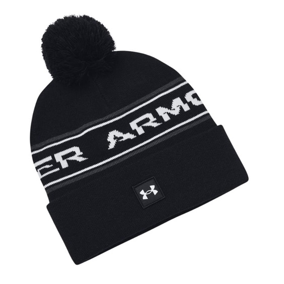 Under Armour Halftime Pom pánská zimní čepice, černá