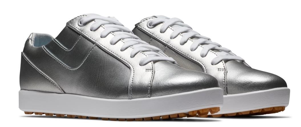 FootJoy Links dámské golfové boty, stříbrné