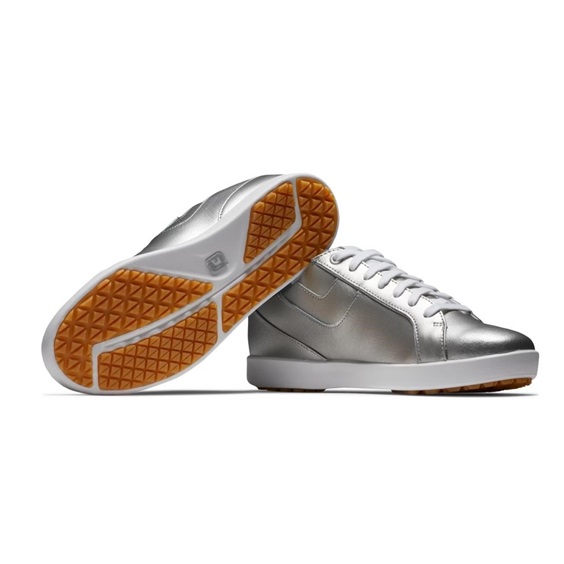FootJoy Links dámské golfové boty, stříbrné