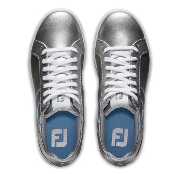 FootJoy Links dámské golfové boty, stříbrné