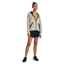 Under Armour + FZ Hoodie dámská mikina, hnědá
