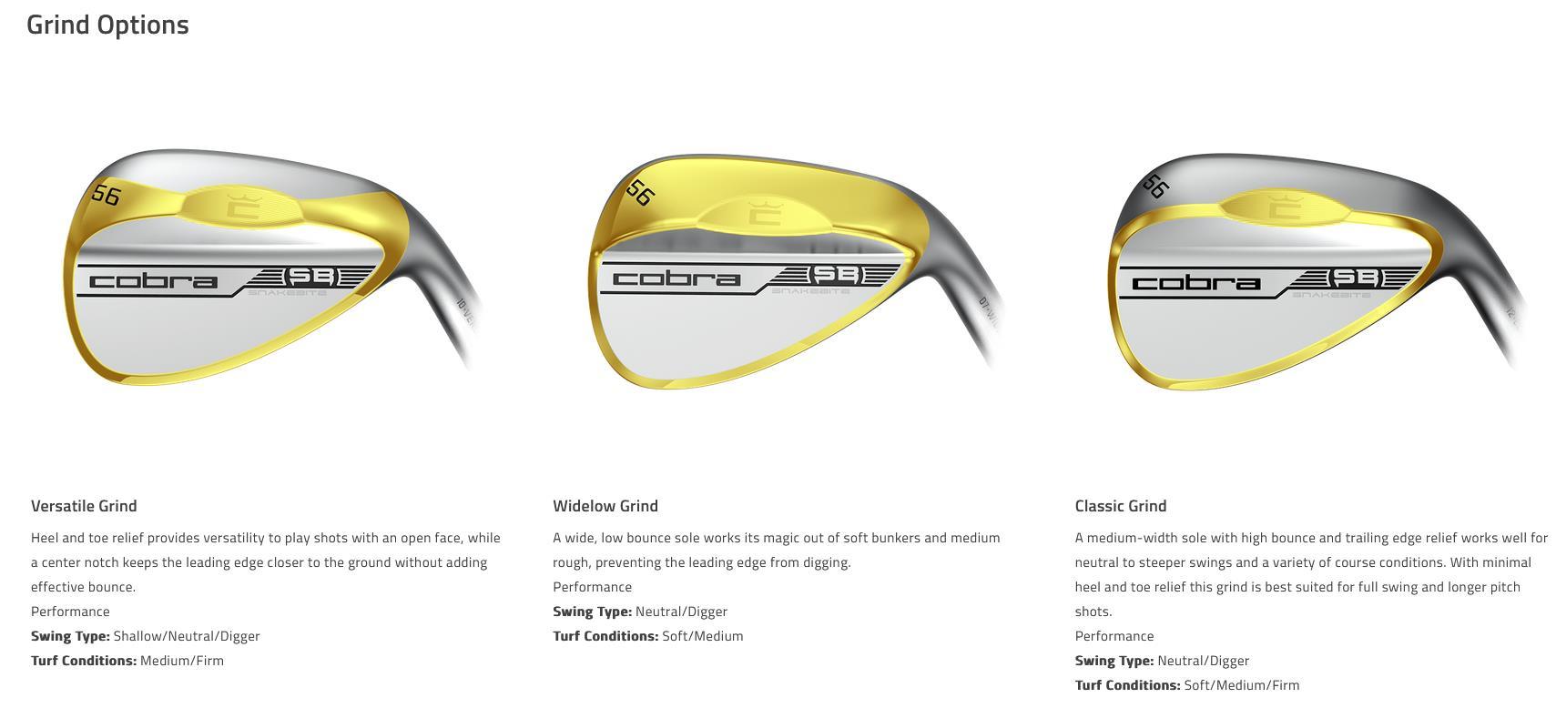 Cobra SNAKEBITE Silver Versatile wedge