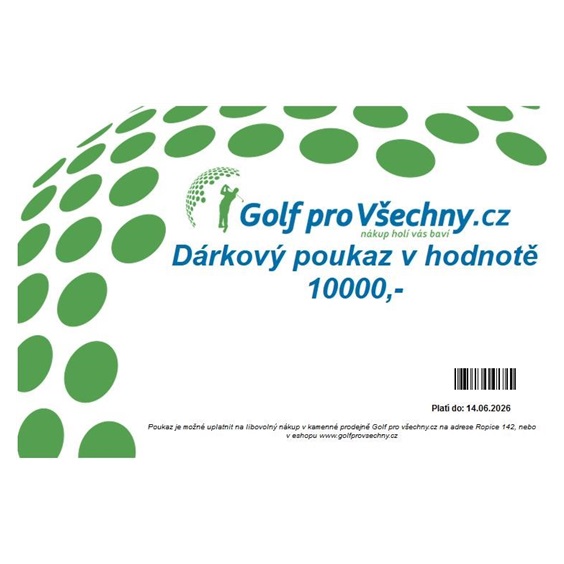 Dárkový poukaz 10 000 Kč
