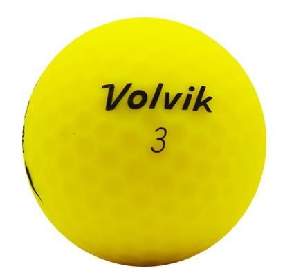 Volvik VIMAT golfové míčky, žluté