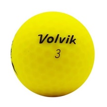 Volvik VIMAT golfové míčky, žluté