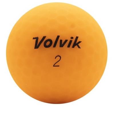 Volvik VIMAT golfové míčky, oranžové,12ks
