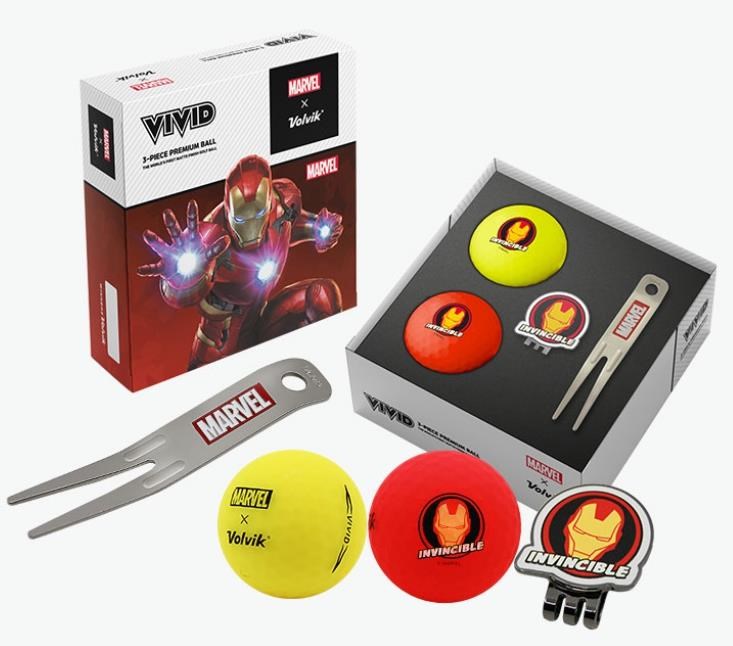 Volvik VIVID MARVEL IRONMAN dárková sada
