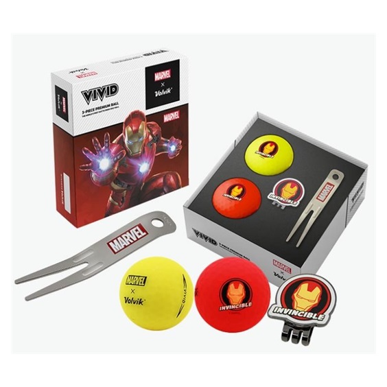 Volvik VIVID MARVEL IRONMAN dárková sada