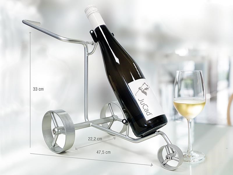 JuCad miniature trolley – držák na láhev vína