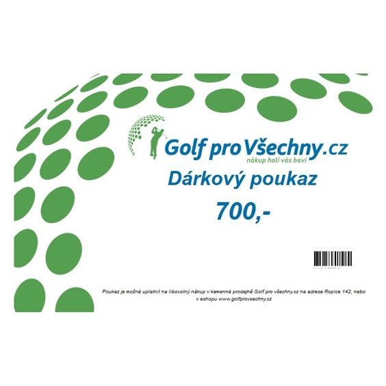 Dárkový poukaz 700 Kč