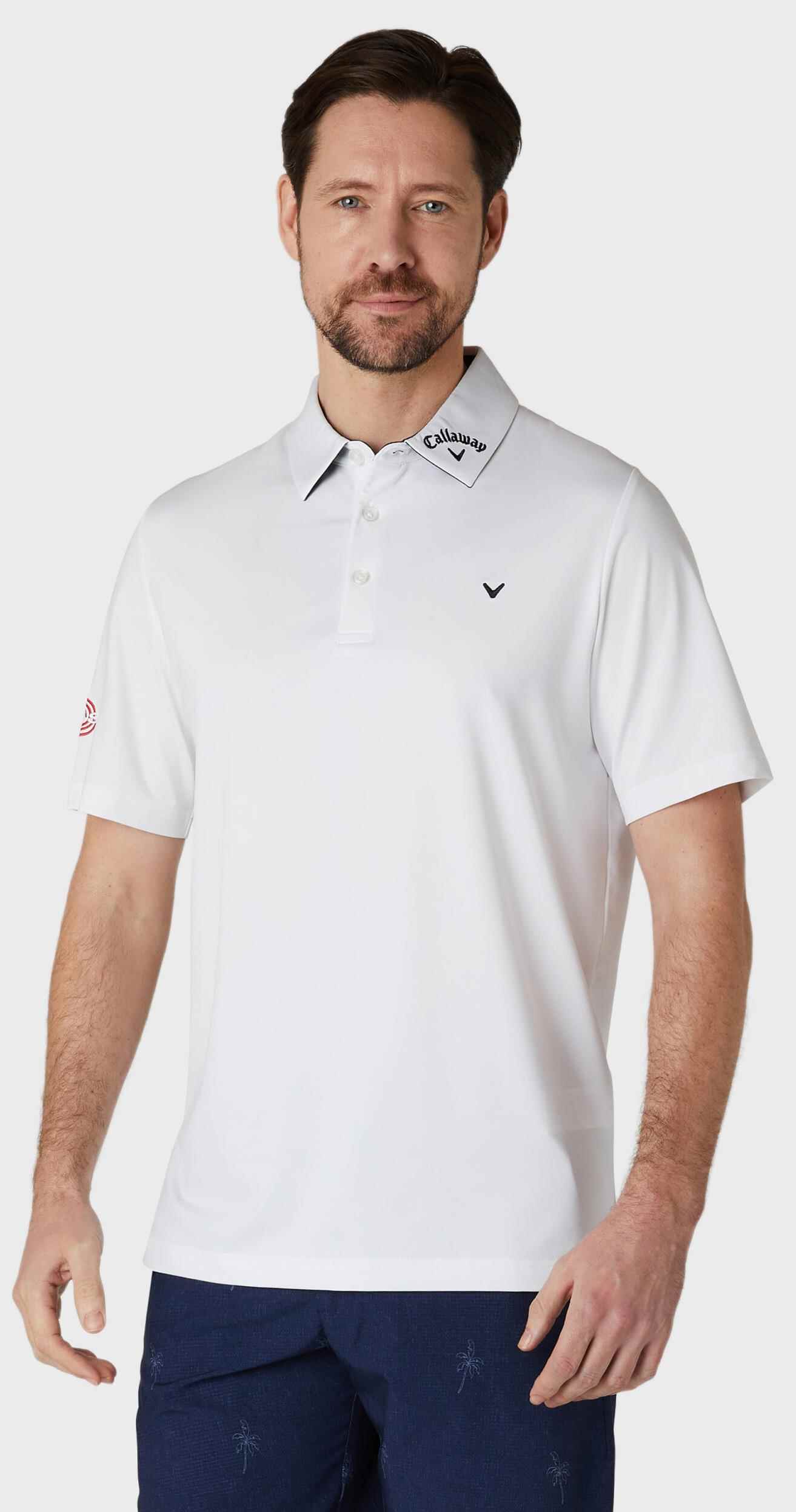 Callaway Chev Odyssey pánské polo, bílé