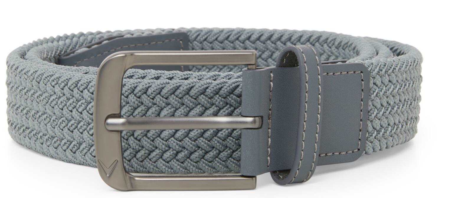 Callaway Braided Stretch pánský opasek, šedý