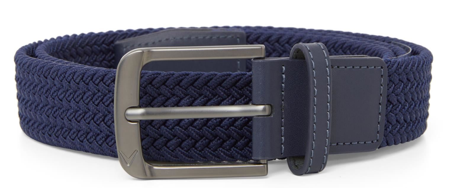 Callaway Braided Stretch pánský opasek, tmavě modrý