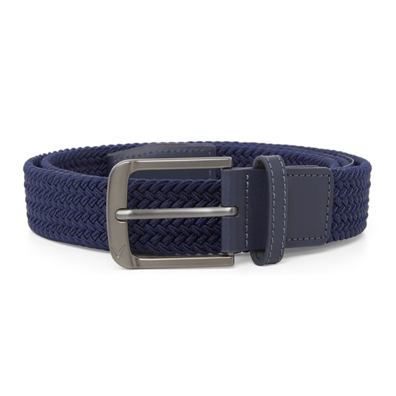 Callaway Braided Stretch pánský opasek, tmavě modrý