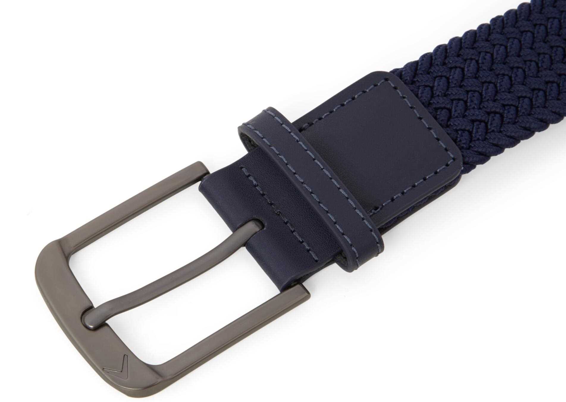 Callaway Braided Stretch pánský opasek, tmavě modrý