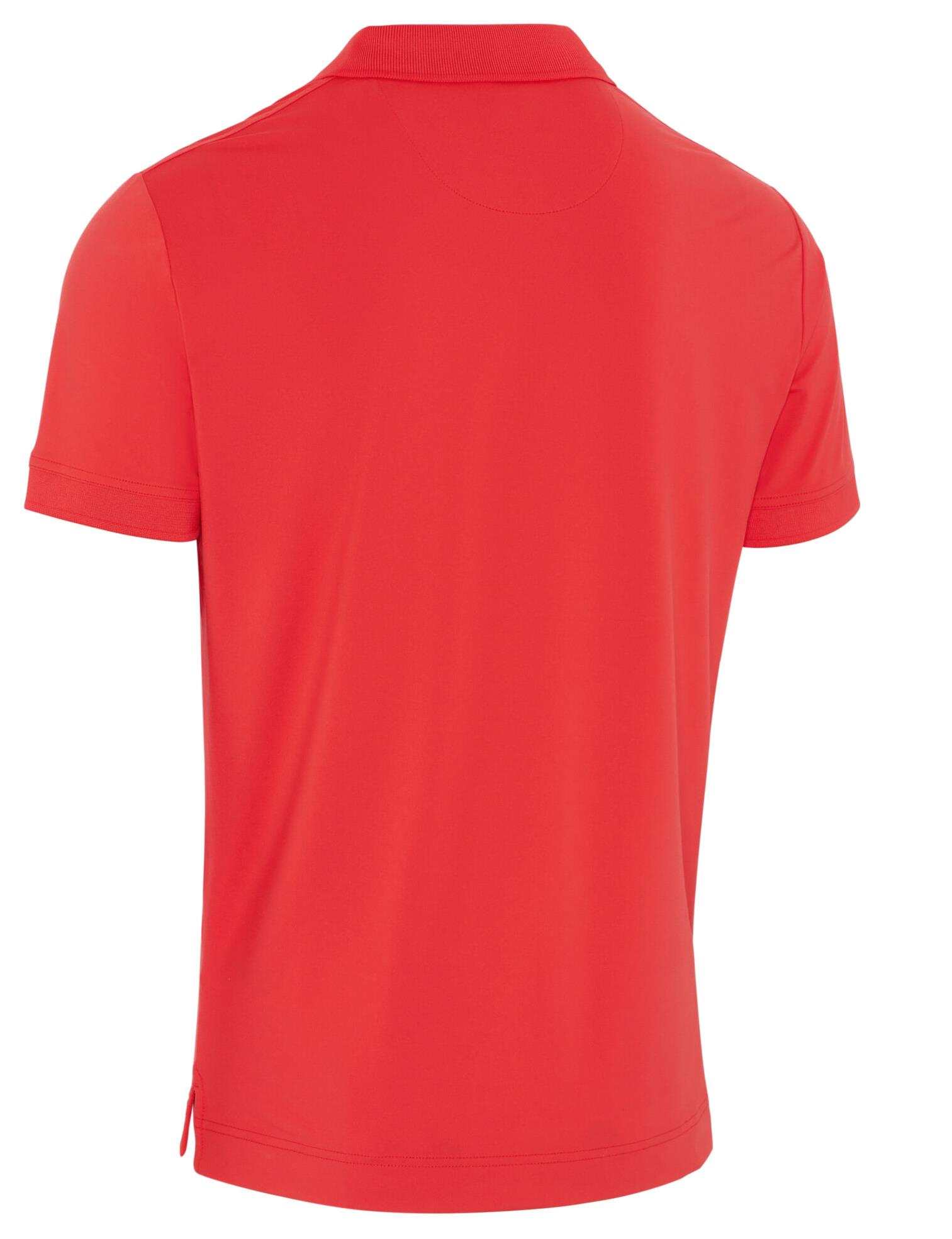 Callaway Solid Ribbed pánské polo, hibicus