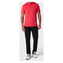 Callaway Solid Ribbed pánské polo, hibicus