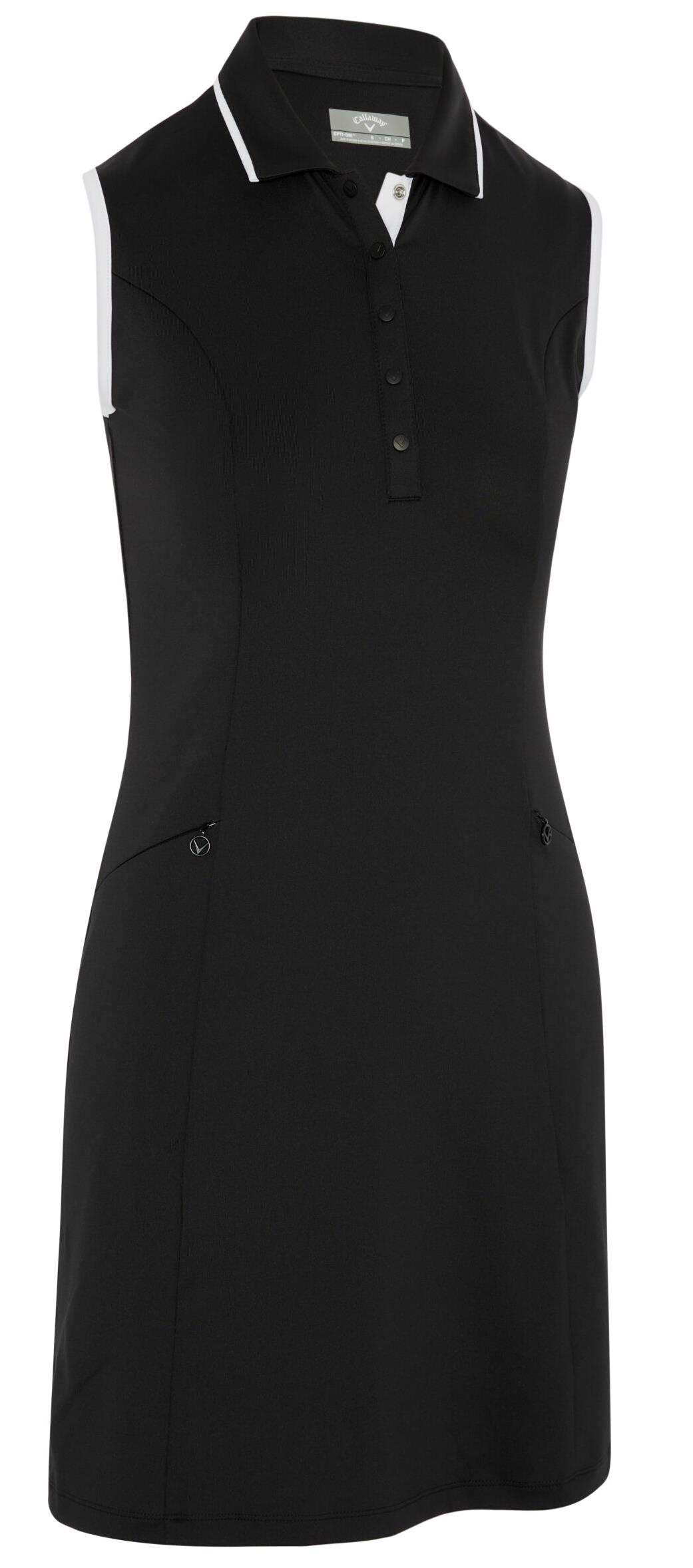 Callaway Sleeveless golfové šaty, černé