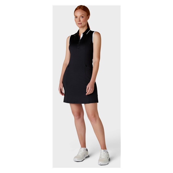 Callaway Sleeveless golfové šaty, černé