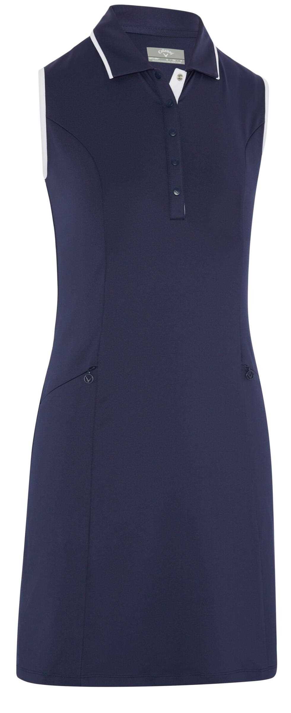 Callaway Sleeveless golfové šaty, tmavě modré