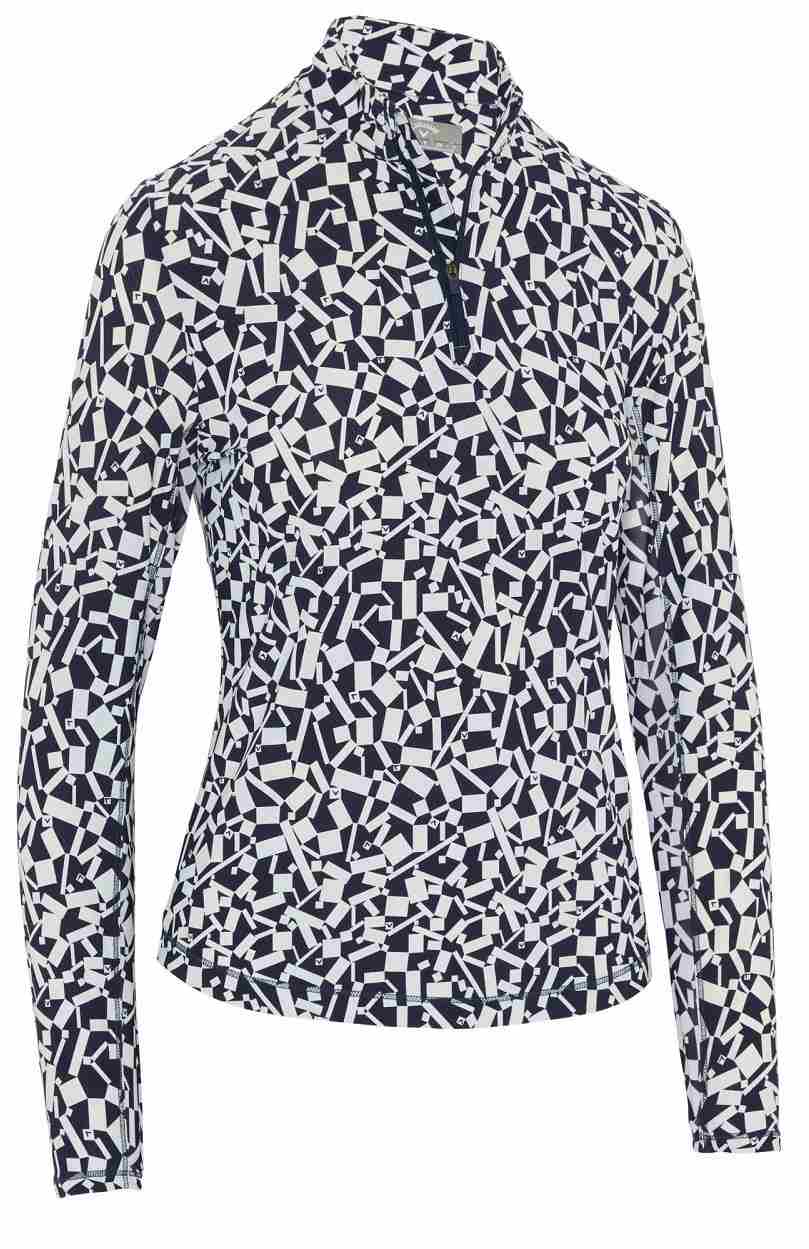 Callaway Two Tone Geo dámská mikina, peacoat