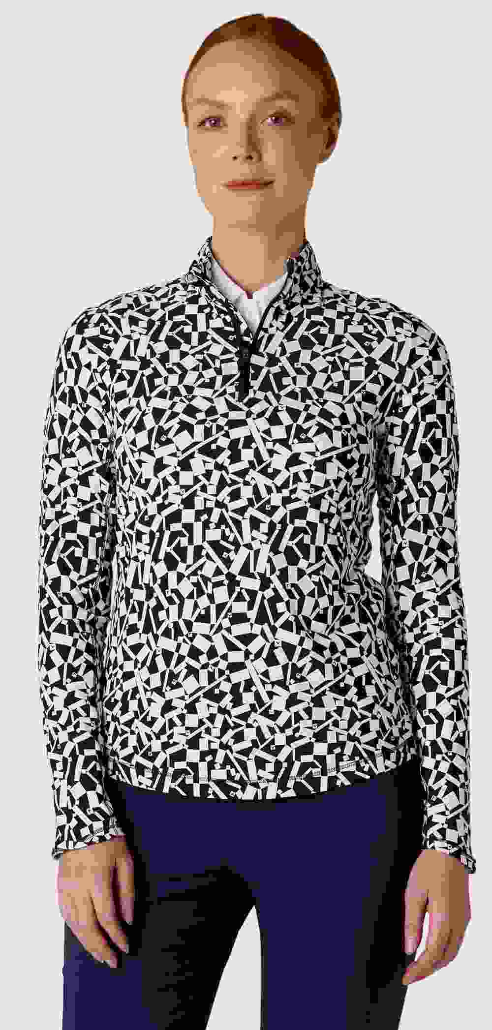Callaway Two Tone Geo dámská mikina, peacoat