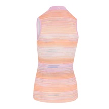 Callaway Striped Sleeveless dámské polo, papaya