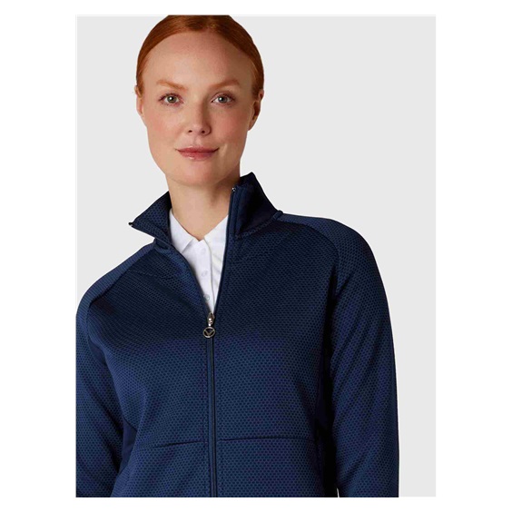 Callaway Full Zip Hexagon dámská bunda, modrá