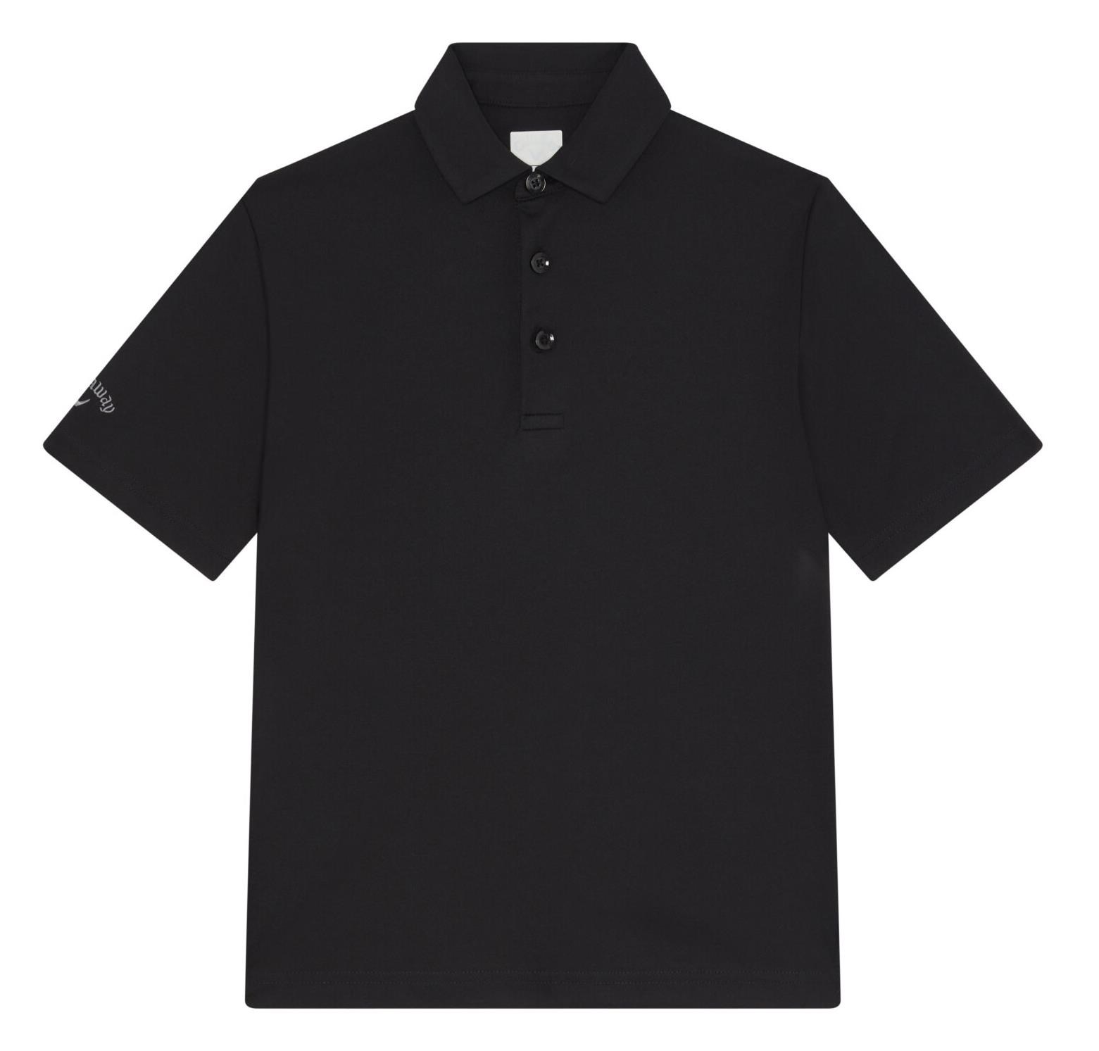 Callaway Unisex Solid dětské polo, černé