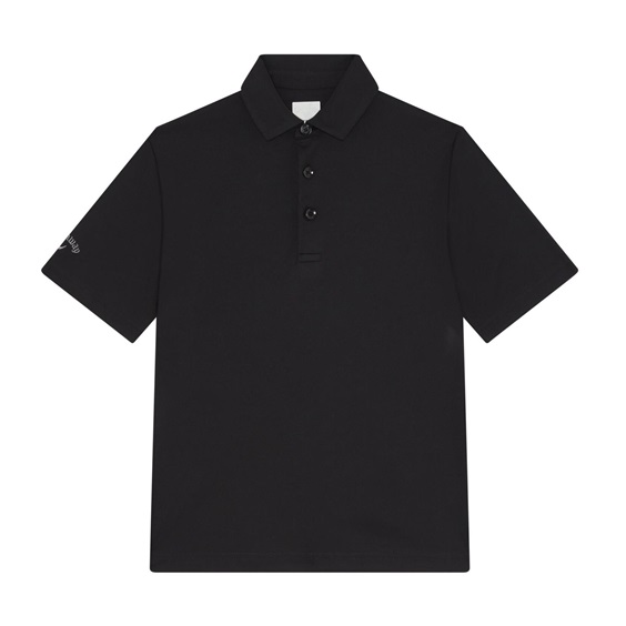 Callaway Unisex Solid dětské polo, černé