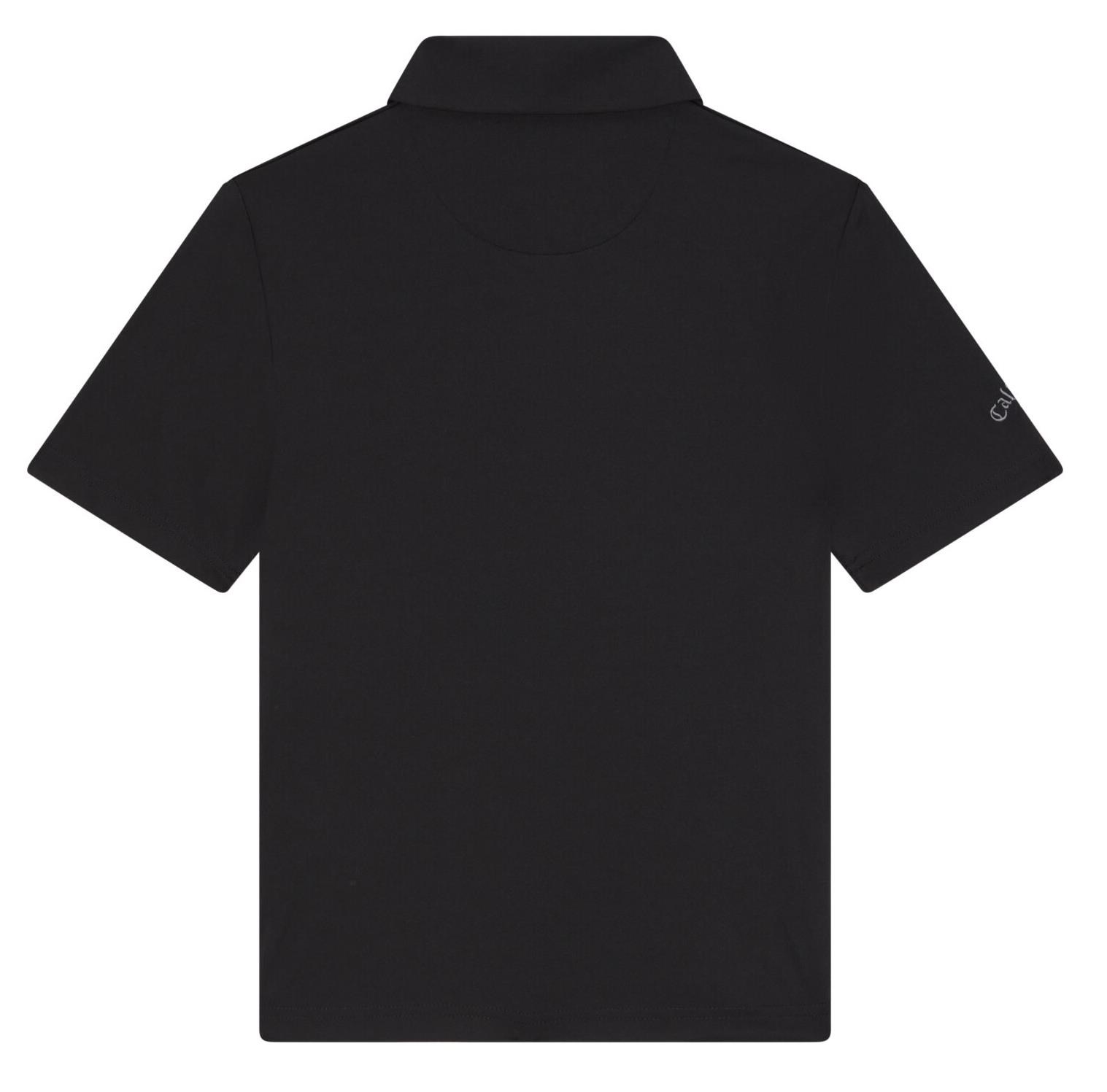 Callaway Unisex Solid dětské polo, černé