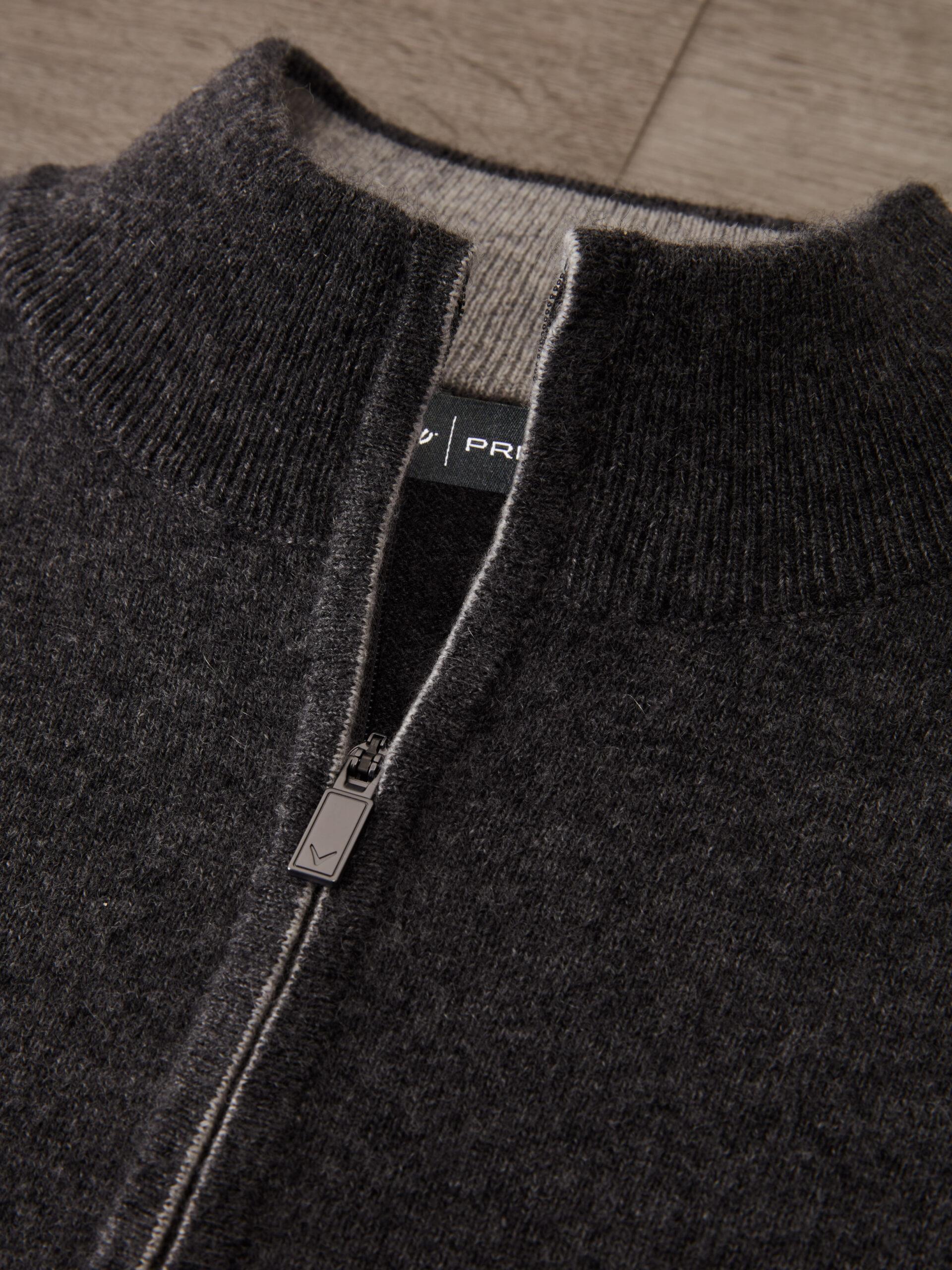 Callaway Premium Cashmere  pánský svetr, flannel heather