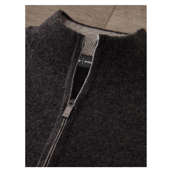 Callaway Premium Cashmere  pánský svetr, flannel heather