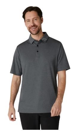 Callaway Premium Jacquard pánské polo, caviar