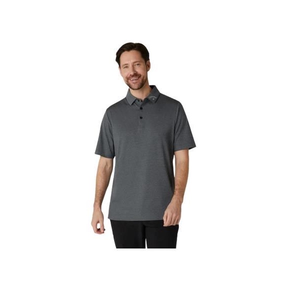 Callaway Premium Jacquard pánské polo, caviar
