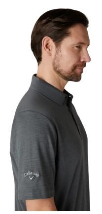 Callaway Premium Jacquard pánské polo, caviar