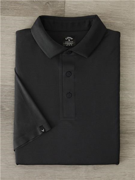 Callaway Premium Jacquard pánské polo, caviar