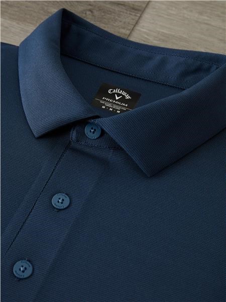 Callaway Premium Jacquard pánské polo, peacoat