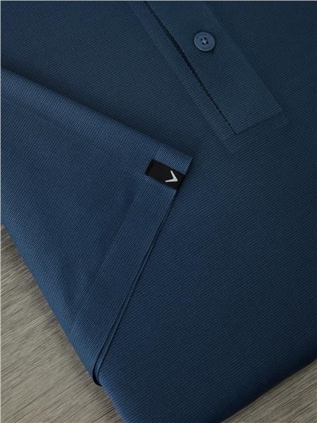 Callaway Premium Jacquard pánské polo, peacoat