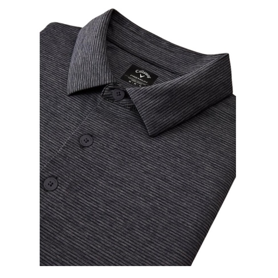 Callaway Premium Fine Line pánské polo, ebony heather