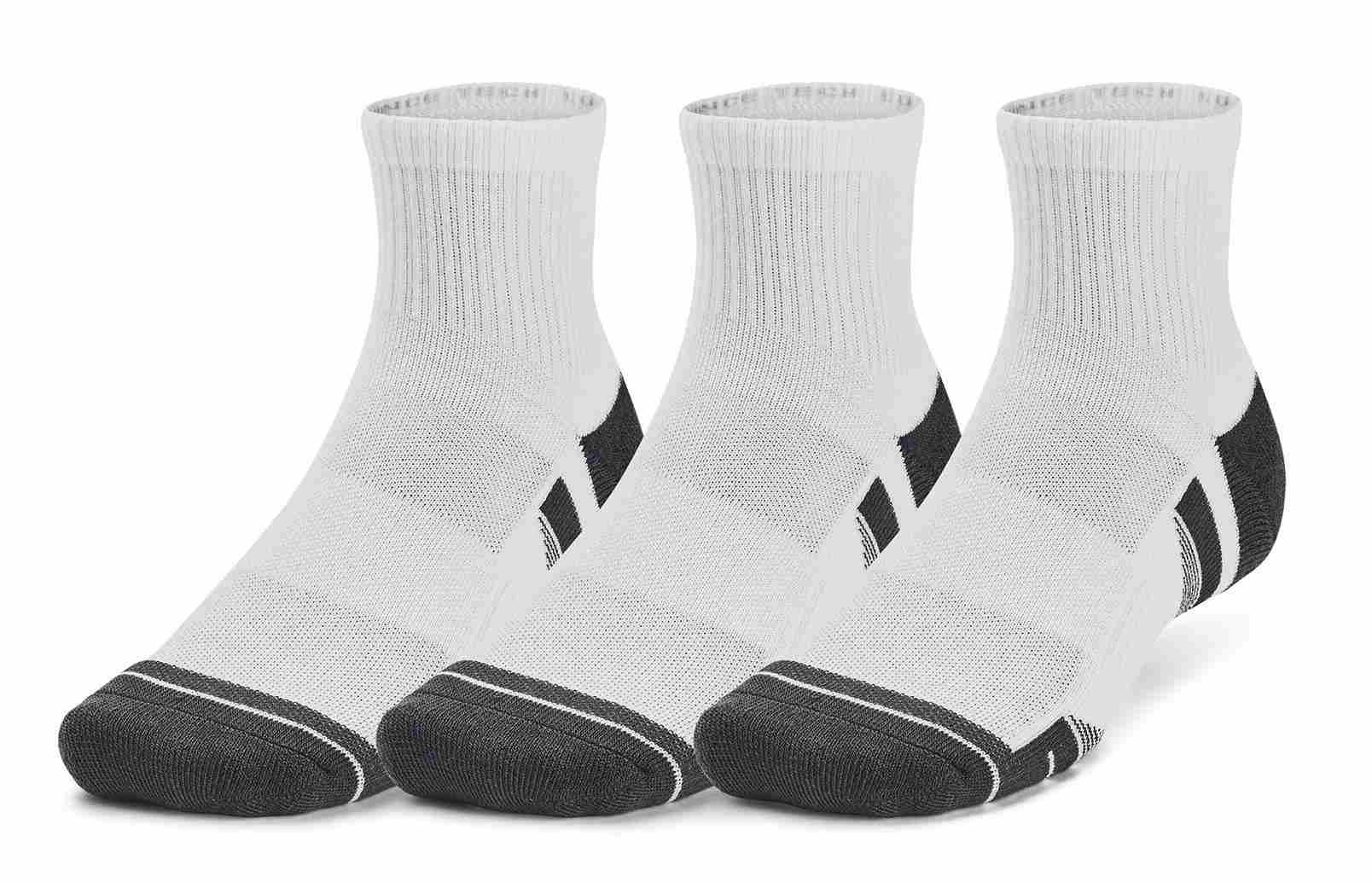 Under Armour Performance Tech unisex ponožky, 3páry, bílé
