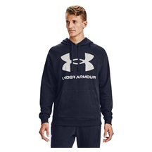Under Armour Rival Fleece Big Logo Hoodie pánská mikina, modrá