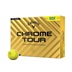 Callaway Chrome Tour Triple Track golfové míčky, žluté